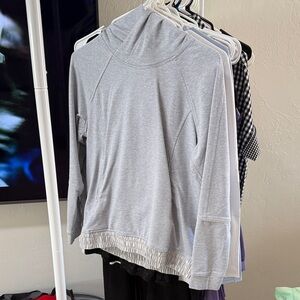 Lululemon Gray Pullover Hoodie Sweatshirt